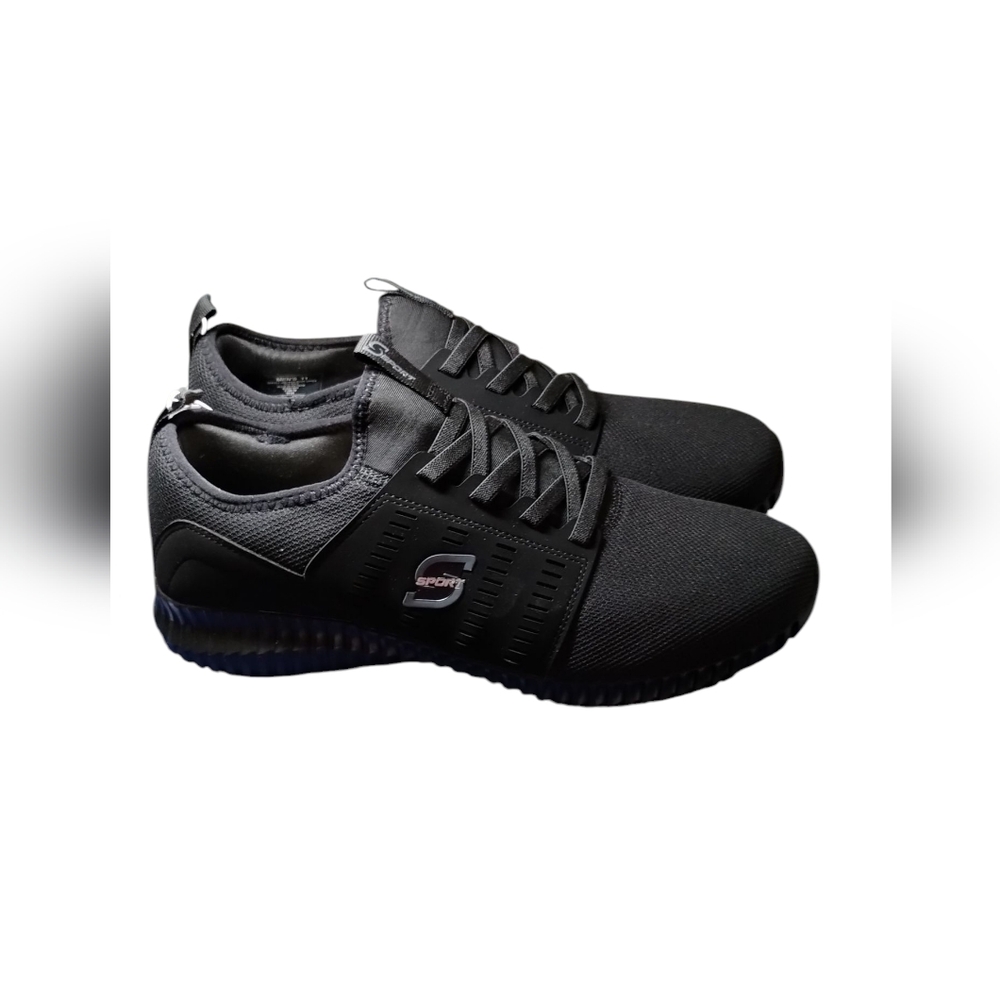 Men's SKECHERS Black Athletic Shoes Size 11 Memory Foam - Picture 9 of 9